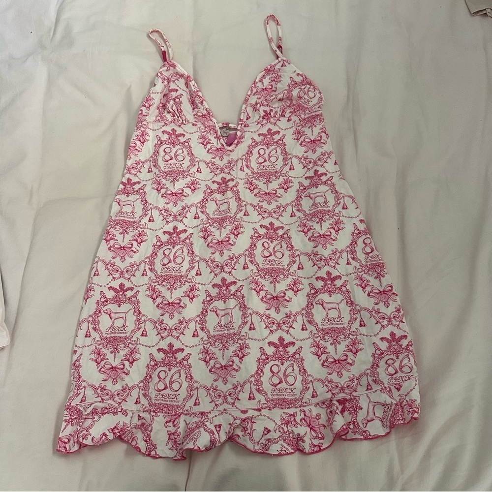 Y2K PINK Victoria’s Secret Slip Dress Rare